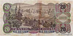20 Schilling AUTRICHE  1956 P.136a TB