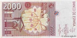 2000 Pesetas ESPAGNE  1992 P.162 TTB+