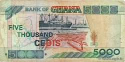 5000 Cedis GHANA  2001 P.34f TB