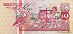 10 Gulden SURINAM  1998 P.137b VF+