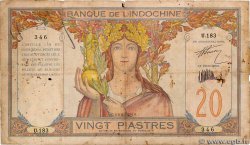 20 Piastres FRENCH INDOCHINA  1928 P.050