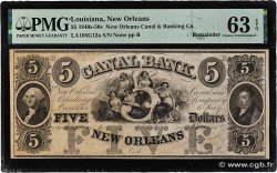 5 Dollars Non émis UNITED STATES OF AMERICA La Nouvelle-Orléans 1840 P.- UNC-