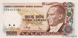 5000 Lira TURKEY  1990 P.198