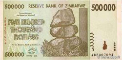 500000 Dollars ZIMBABWE  2008 P.76