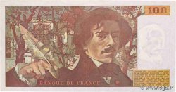 100 Francs DELACROIX imprimé en continu FRANCIA  1990 F.69bis.02c BB