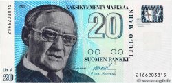 20 Markkaa FINLAND  1993 P.122