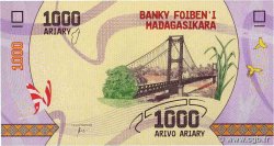 1000 Ariary MADAGASCAR  2017 P.100