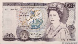20 Pounds ENGLAND  1970 P.380a