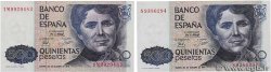 500 Pesetas Lot SPAIN  1979 P.157