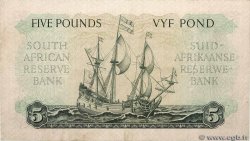 5 Pounds SOUTH AFRICA  1950 P.096a VF+