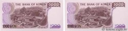 1000 Won Consécutifs SOUTH KOREA   1983 P.47 UNC