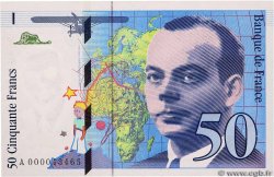 50 Francs SAINT-EXUPÉRY FRANCE  1992 F.72.01aA