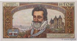 50 Nouveaux Francs HENRI IV FRANCE  1961 F.58.06 XF-