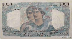 1000 Francs MINERVE ET HERCULE FRANCE  1945 F.41.02