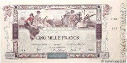 5000 Francs FLAMENG FRANCIA  1918 F.43.01
