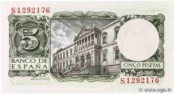 5 Pesetas ESPAGNE  1954 P.146a pr.NEUF