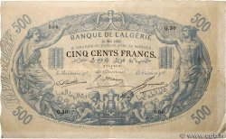 500 Francs ALGÉRIE  1909 P.075