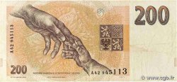 200 Korun CZECH REPUBLIC  1993 P.06a F+