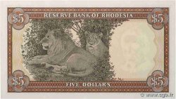 5 Dollars RHODESIA  1978 P.36b UNC-