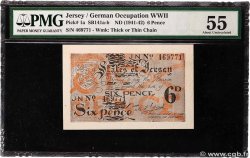 6 pence JERSEY  1941 P.01a