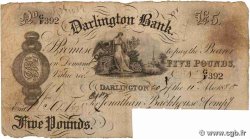 5 Pounds Annulé ENGLAND Darlington 1870 G.0930C