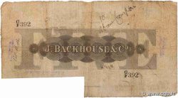 5 Pounds Annulé ENGLAND Darlington 1870 G.0930C G