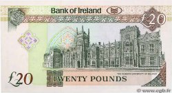 20 Pounds NORTHERN IRELAND  1991 P.072a SC+