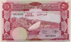 5 Dinars DEMOCRATIC REPUBLIC OF YEMEN  1965 P.04b