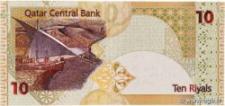 10 Riyals QATAR  2008 P.30 TTB+