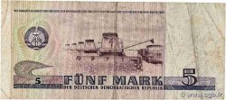 5 Mark GERMAN DEMOCRATIC REPUBLIC  1975 P.27b F