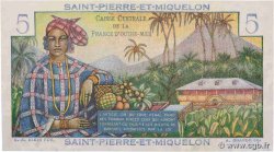 5 Francs Bougainville SAINT PIERRE AND MIQUELON  1946 P.22 UNC-