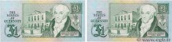 1 Pound Consécutifs GUERNSEY  1980 P.48a UNC-