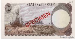 5 Pounds Spécimen JERSEY  1976 P.12as UNC-