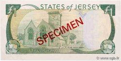 1 Pound Spécimen JERSEY  1989 P.15a UNC-