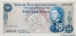 50 New Pence ISLE OF MAN  1969 P.27