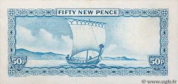 50 New Pence ISLE OF MAN  1969 P.27 VF+