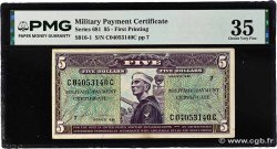5 Dollars UNITED STATES OF AMERICA  1969 P.M080a VF+