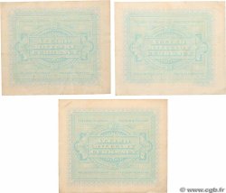 1, 2 et 5 Lire Lot ITALY  1943 P.M.10a, P.M.11a et P.M.18a VF