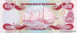 3 Dollars BAHAMAS  1984 P.44a SC+