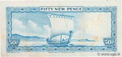 50 New Pence ÎLE DE MAN  1969 P.27 VF