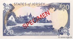 20 Pounds Spécimen JERSEY  1993 P.23s UNC