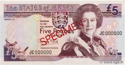 5 Pounds Spécimen JERSEY  1993 P.21s