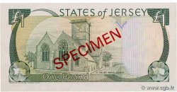 1 Pound Spécimen JERSEY  1989 P.15a UNC