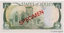 1 Pound Spécimen JERSEY  1989 P.15a FDC