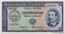 50 Escudos CAP VERT  1972 P.53a