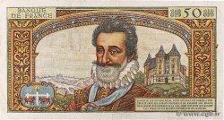 50 Nouveaux Francs HENRI IV FRANCE  1959 F.58.01 VF-