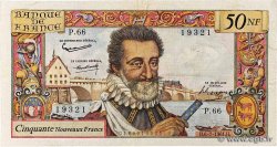 50 Nouveaux Francs HENRI IV FRANCE  1961 F.58.06 VF