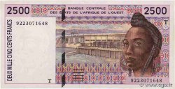 2500 Francs ÉTATS DE L&nbsp;AFRIQUE DE L&nbsp;OUEST  1992 P.812Ta