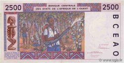 2500 Francs WEST AFRICAN STATES  1992 P.812Ta XF+