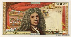 500 Nouveaux Francs MOLIÈRE FRANCE  1964 F.60.07 VF